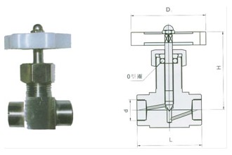 QJ-4内螺纹气动管路截止阀